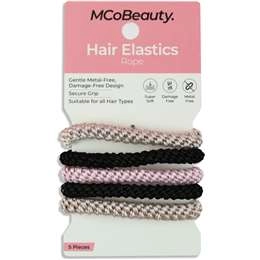 Mcobeauty Hair Elastics Rope Neutrals 5 Pack