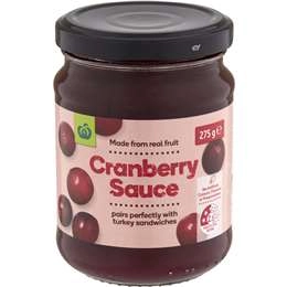 Woolworths Cranberry Sauce  275g