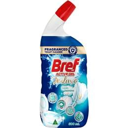 Bref Deluxe Active Lovely Jasmine Gel Toilet Cleaner 600ml