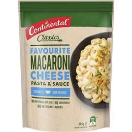 Continental Classics Pasta & Sauce Macaroni Cheese Serves 2 105 G