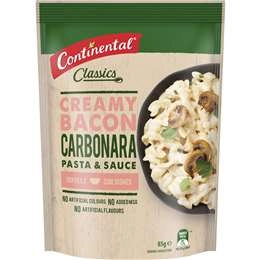 Continental Classics Pasta & Sauce Creamy Bacon Carbonara 85g