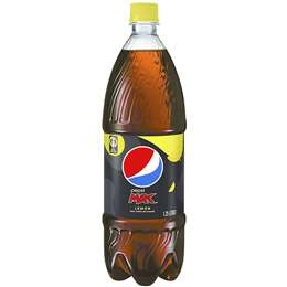 Pepsi Max No Sugar Lemon Cola Soft Drink Bottle 1.25l