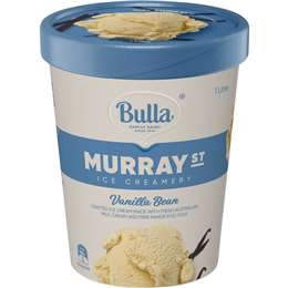 Bulla Murray St Ice Creamery Vanilla Bean Ice Cream 1l