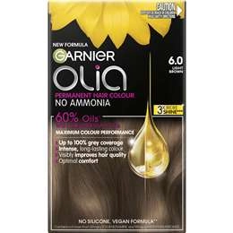 Garnier Olia Permanent Hair Colour Light Brown Each