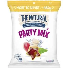 The Natural Confectionery Co. Party Mix Large Lollies 430g