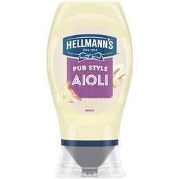 Hellmann's Garlic Aioli Squeeze Mayo  252 G