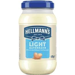 Hellmann's Light Mayonnaise Jar  400g