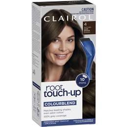 Clairol Root Touch Up Permanent 4 Dark Brown Hair Colour Each