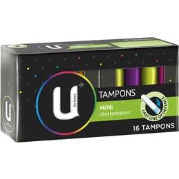 U By Kotex Tampons Mini  16 Pack