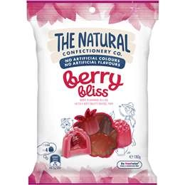 The Natural Confectionery Co. Berry Bliss Lollies 180g