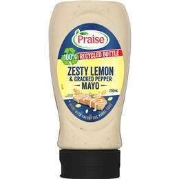 Praise Zesty Lemon & Cracked Pepper Mayo 250ml