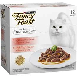 Fancy Feast Inspirations Beef & Lamb  70g X12 Pack