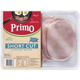 Primo Shortcut Rindless Bacon  750g