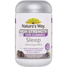 Nature's Way High Strength Sleep Ashwagandha Adult Vita Gummies 40 Pack