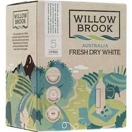  Willowbrook Fresh Dry White Box Wine 5l