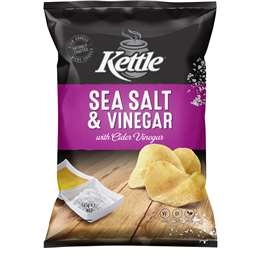 Kettle Sea Salt & Vinegar Chips Chips 165g