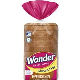 Wonder Gluten Free Wholemeal Bread  500g