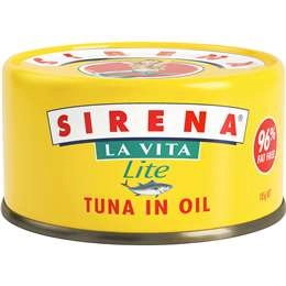 Sirena Tuna In Lite Oil Italian Style 185g