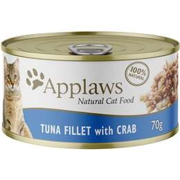 Applaws Cat Food Tuna Fillet With Crab  70g