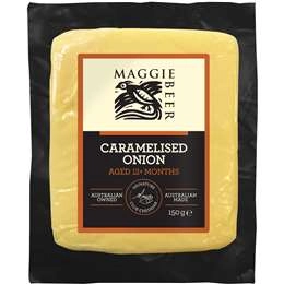 Maggie Beer Caramelised Onion Club Cheddar Aged 12+ Months 150g