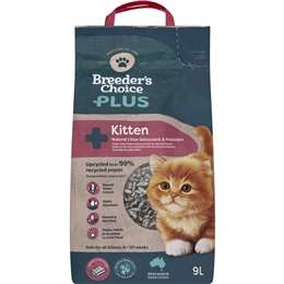 Breeders Choice Kitten Litter With Natural Attractant 9l