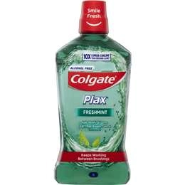 Colgate Mouthwash Freshmint Alcohol Free - Plax 1l