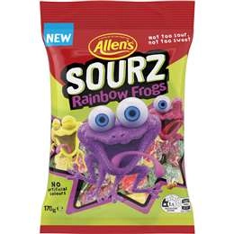 Allen's Sourz Rainbow Frogs  170g