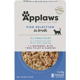 Applaws Cat Food Fish Selection 5 Pack 250g