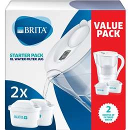 Brita Starter Pack Water Filter Jug White 3.5l