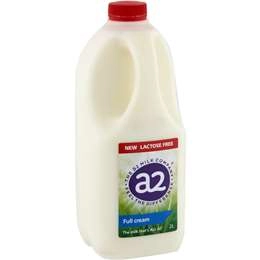 A2 Milk Lactose Free Full Cream Milk 2l