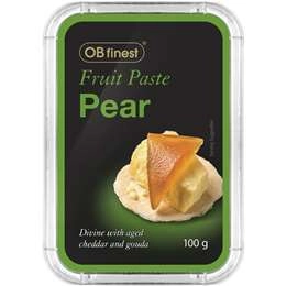 Ob Finest Fruit Paste Pear 100g