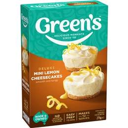 Green's Mini Lemon Cheesecake Mix  275g