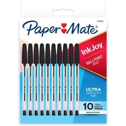 Paper Mate Ink Joy Ballpoint Pens Black 10 Pack