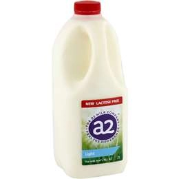 A2 Milk Lactose Free Light Milk 2l