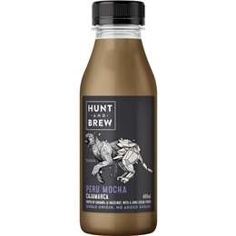 Hunt And Brew Peru Mocha Coffee Milk Drink 400ml