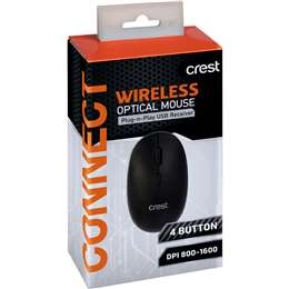 Crest Wireless Optical Mouse  Each