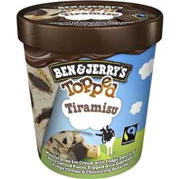 Ben & Jerry's Topped Tiramisu Ice Cream Tub 436ml