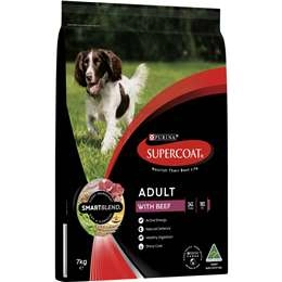 Supercoat Beef Dog Food Adult 7kg