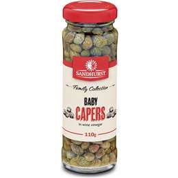 Sandhurst Baby Capers In Wine Vinegar 110g