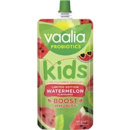 Vaalia Kids Yoghurt Pouch Limited Edition Watermelon Flavour 140g