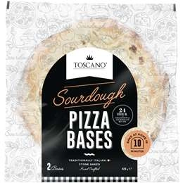 Toscano Sourdough Pizza Base 2 Pack