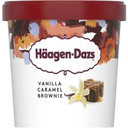 Haagen-dazs Vanilla Caramel Brownie Ice Cream Tub 457ml