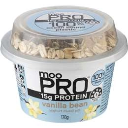 Moo Greek Style Yoghurt & Granola Vanilla Bean 170g