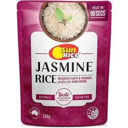 Sunrice Microwave Jasmine Rice Pouch  250g