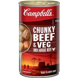 Campbell's Chunky Soup Beef & Veg 505g