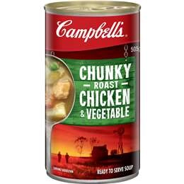 Campbell's Chunky Soup Roast Chicken & Vegetable 505g