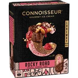 Connoisseur Rocky Road Ice Cream  4 Pack