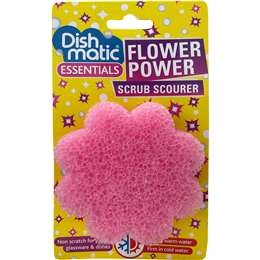 Dishmatic Essentials Flower Power Scrub Scourer 1 Pack