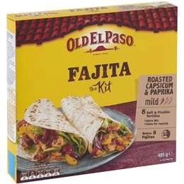 Old El Paso Fajita Dinner Kit Mexican Style 485g