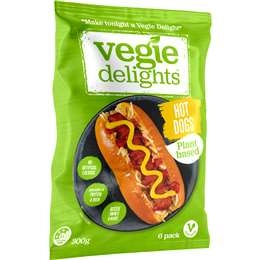 Vegie Delights Plant Based Hot Dogs 300g